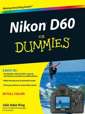 cover image of Nikon D60 For Dummies